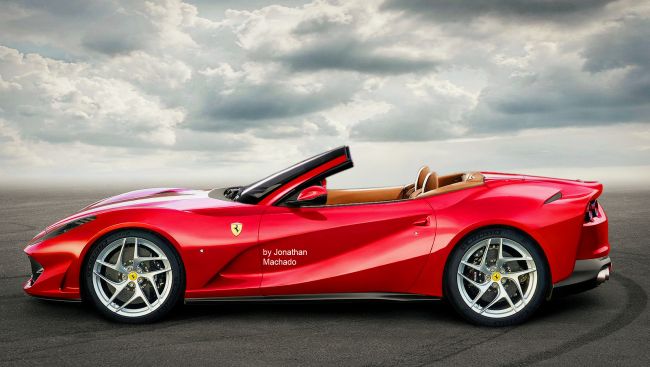 Ferrari pravdepodobne predstaví na autosalóne v Ženeve model 812 Spyder