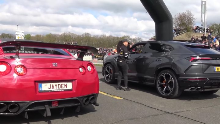 Nissan GT-R a Lamborghini Urus sa postavili proti sebe na šprinte. Kto vyhraje?