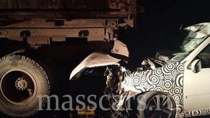 Testovacie vozidlo Lada Granta Sport bolo rozbité pri dopravnej nehode.