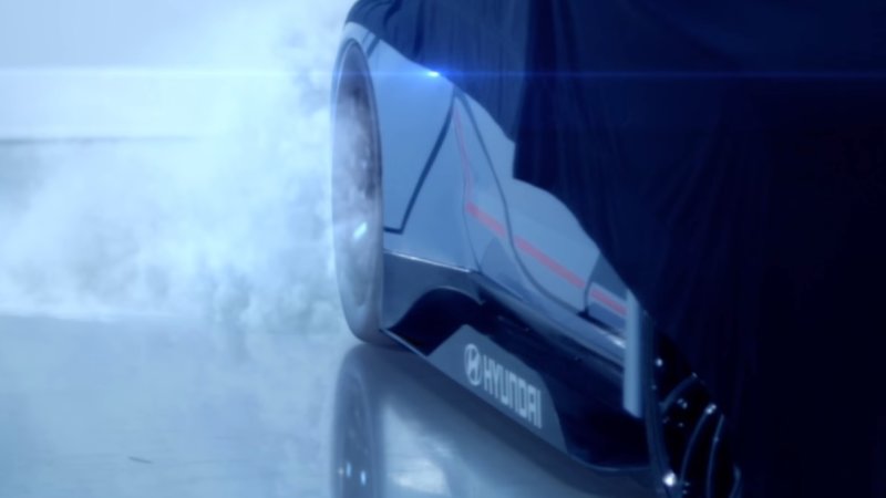 Hyundai predstaví vo Frankfurte svoje prvé pretekárske vozidlo s čisto elektrickým pohonom.