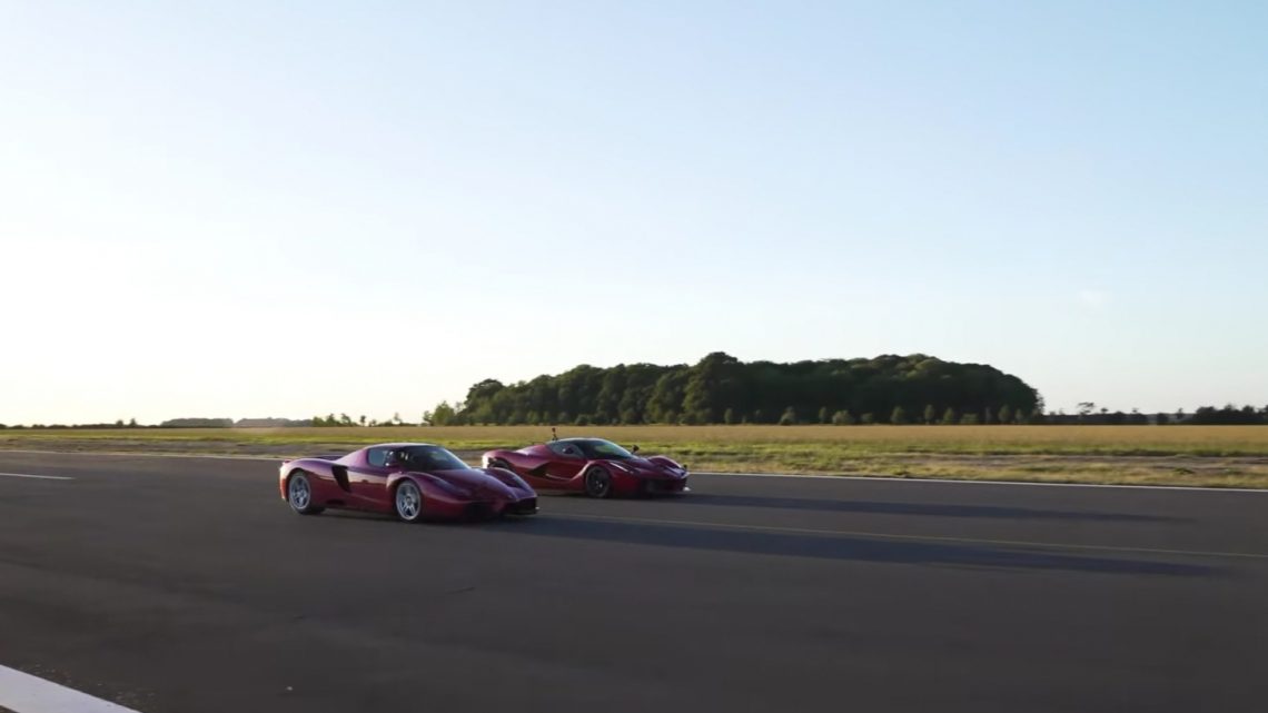 Medzigeneračný šprint. LaFerrari vs Ferrari Enzo.