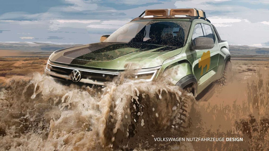 Volkswagen ukázal na skiciach nový Amarok.