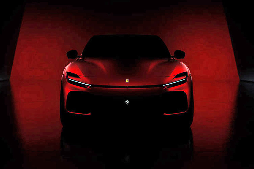 Ferrari zverejnilo oficiálnu fotografiu nového SUV Puronsague.