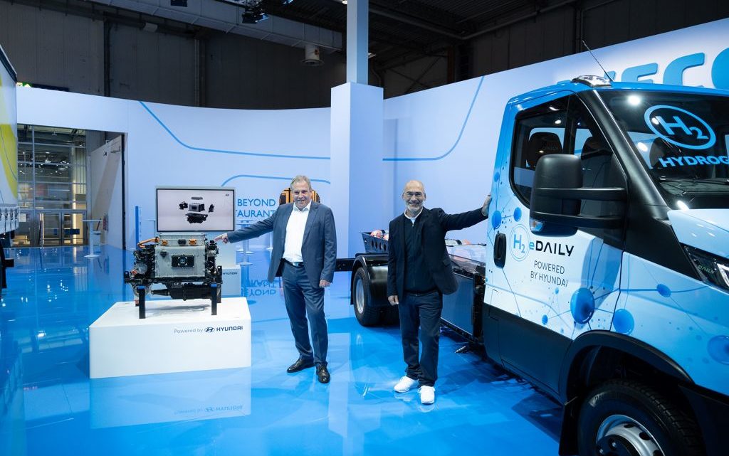 Hyundai a IVECO predstavili prvú veľkú dodávku s palivovými článkami.