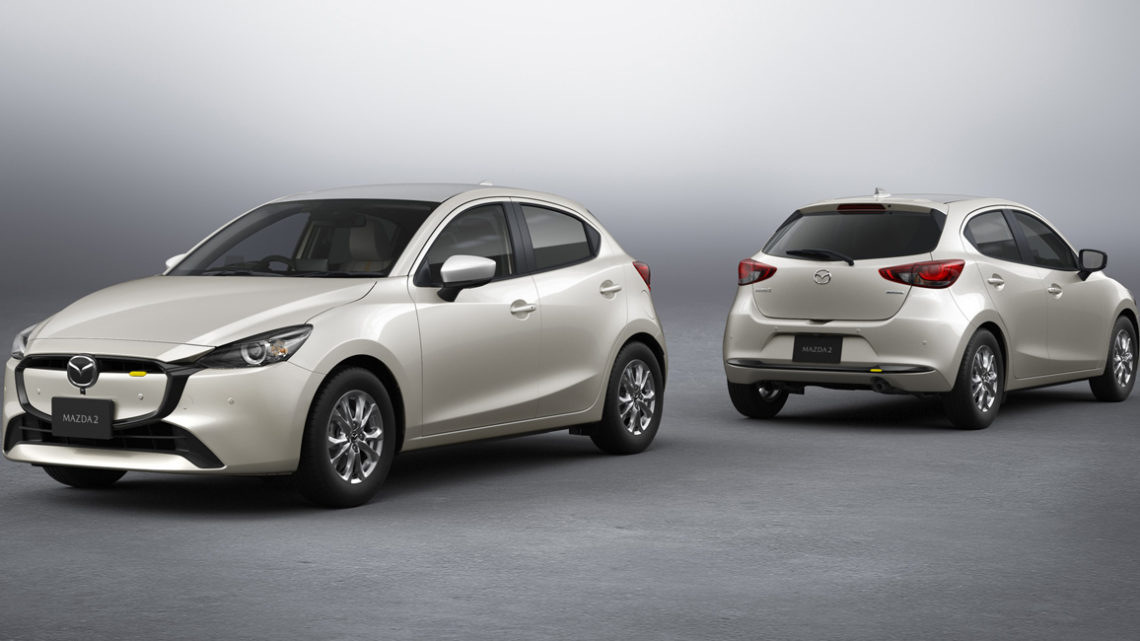 Mazda 2 prešla v Japonsku aktualizáciou.