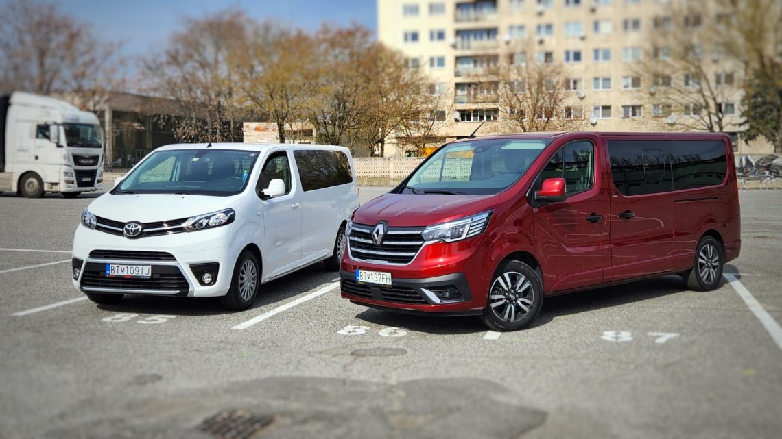 Rovnaká trieda, no rozdielne autá | Renault Trafic Passenger a Toyota Proace Verso | Test |