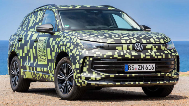 Volkswagen ukázal nový Tiguan, no zatiaľ v maskovaní.