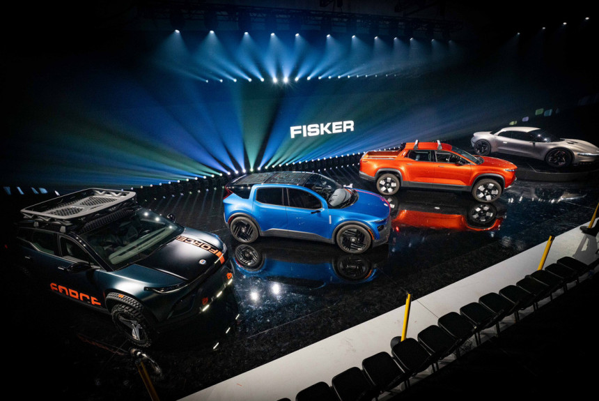 Fisker ukázal tri nové modely: Ronin, PEAR a Alaska.
