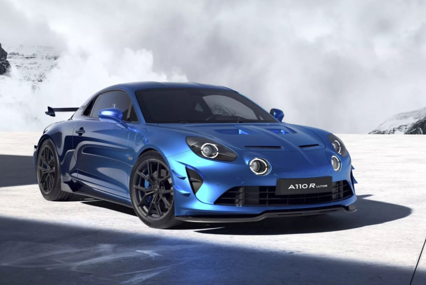 Športové auto Alpine A110 R Ultime je najvýkonnejšia verzia v ponuke.