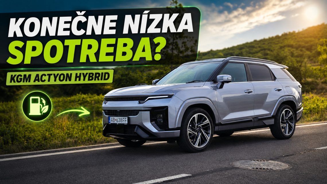 KGM (SsangYong) Actyon Hybrid test: konečne KGM so spotrebou, ktorá dáva zmysel.