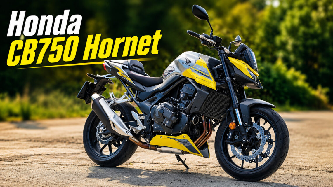 Honda CB750 Hornet 2026 E-Clutch: príjemná motorka na každý deň.