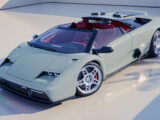 Lamborghini Diablo sa vracia. Toto je Eccentrica V12 Roadster.