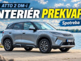 BYD ATTO 2 DM-i – test: Aj bez nabíjania sme jazdili pod 5 litrov.